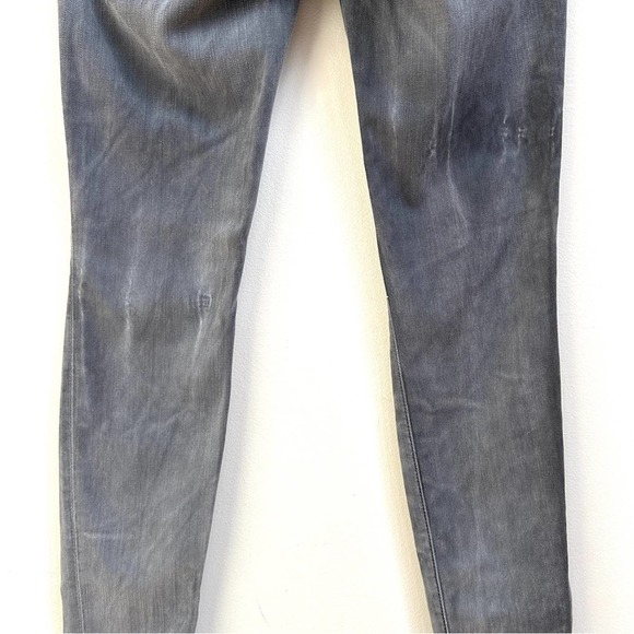 Current Elliott 1968-0002 Bleach Out Night Destroy Grey Skinny Jeans, Size 27 - Picture 7 of 14